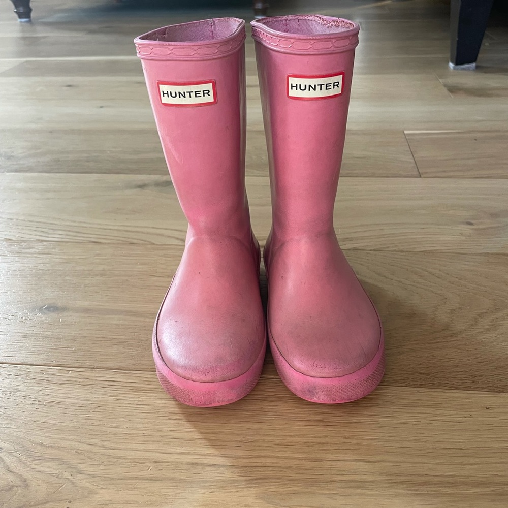 Hunter Boots Kids size 10 Pink
